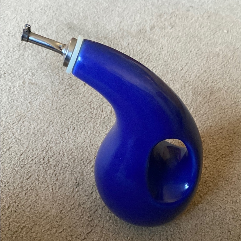 Blue Ceramic Oil Dispenser